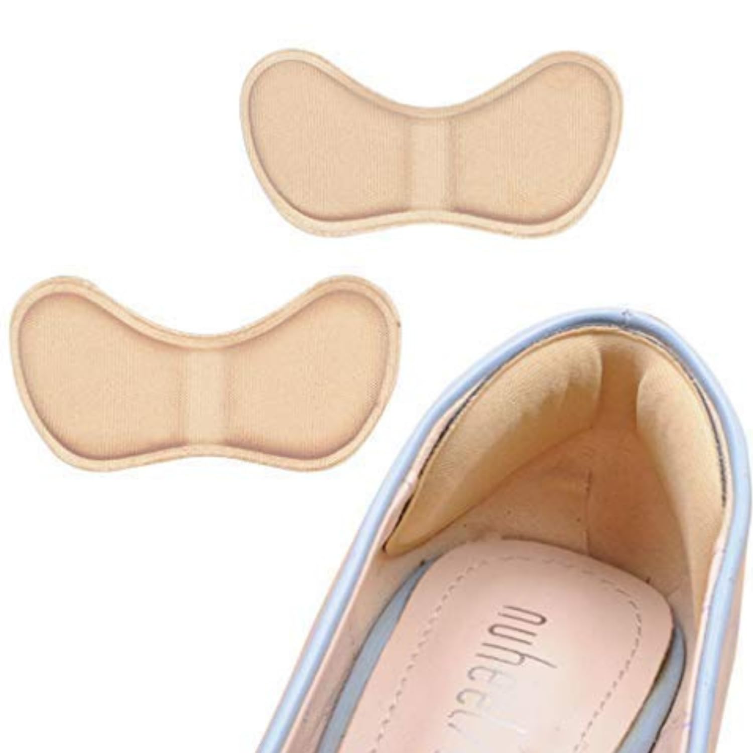 Silicone Half Heel Protector Socks Moisturizing Socks for Foot-Care,Heel Cushion Inserts Liners Shoe Bite Tape Combo (Heel Liner)