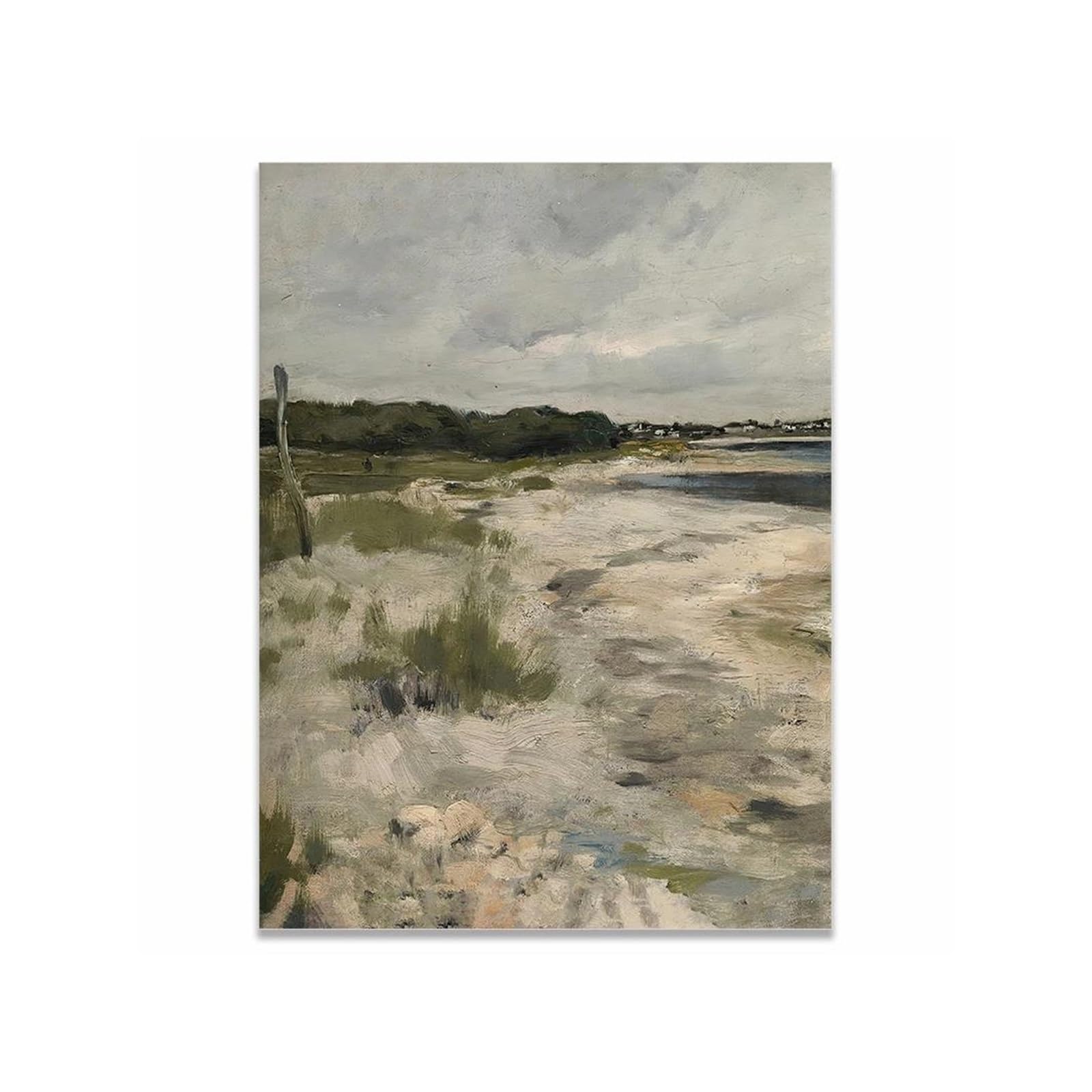Tableau déco nature de plage pour salon et peinture sur toile