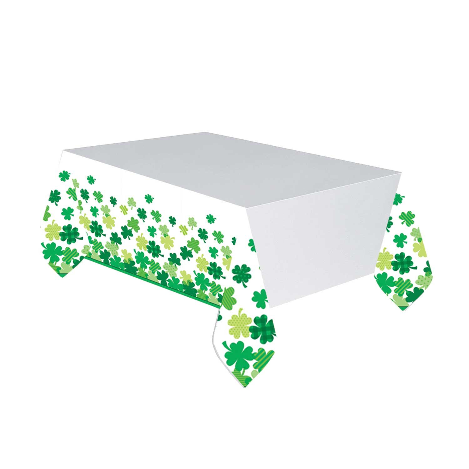 amscan 571732 Shamrock Bloom Tablecover, One Size