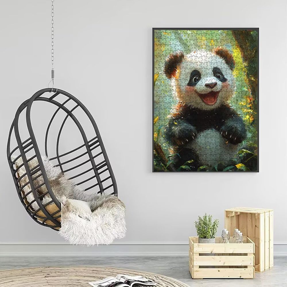 Puzzle 5000 Pezzi, Panda Carino 3D Puzzle per Adulti Impegnativo, Educa Puzzles Artistico, Divertente E Stimolante Puzzles Decorativo per La Famiglia, Regalo e Decorazione Pareti DX0YL6-973