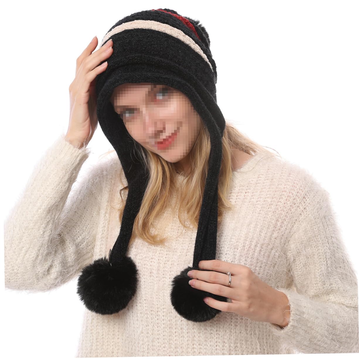 SHERCHPRY 3 gorros para bebés, orejeras para bebés, gorro con orejeras, gorro para niñas, gorro peruano, gorro de punto