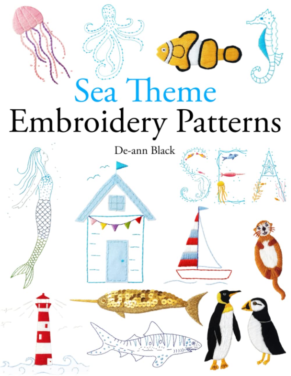 Sea Theme Embroidery Patterns (De-ann Black Embroidery Patterns)