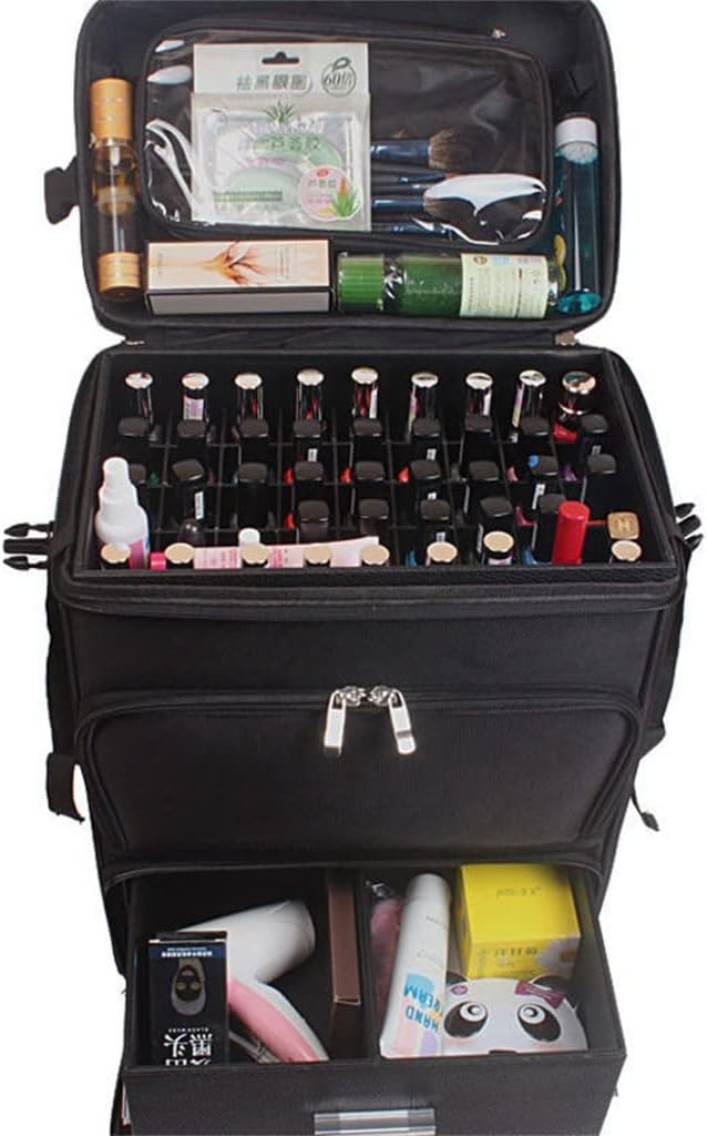 Large Cosmetic Box Artist Beauty Cosmetic Box Cosmetic Bag Tattoo Nail Multilayer Toolbox Storage Organizer