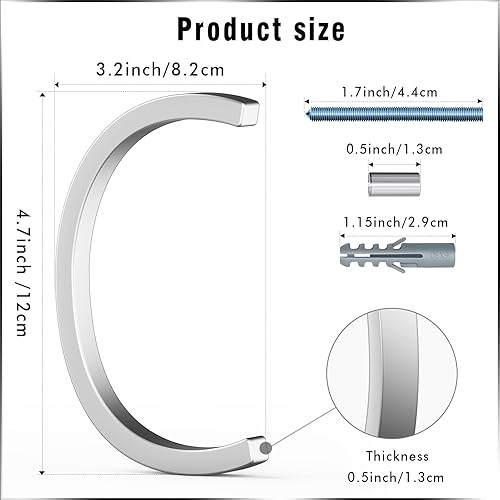 Miniatura 124 de VONDERSO - Letrero de dirección flotante de 5 pulgadas para exteriores de metal negro moderno para patio, calle y buzón, números de dirección Negro 1