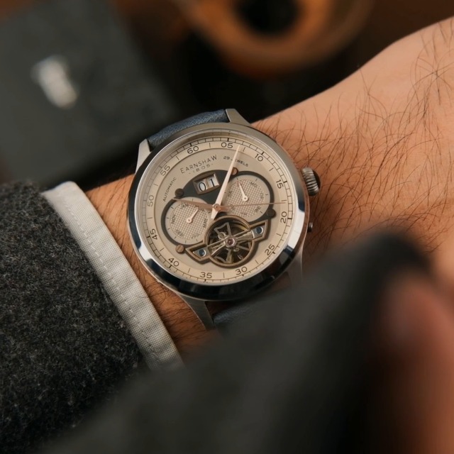 Buy Thomas Earnshaw Baron Men's Watch – Automatic Open-Heart