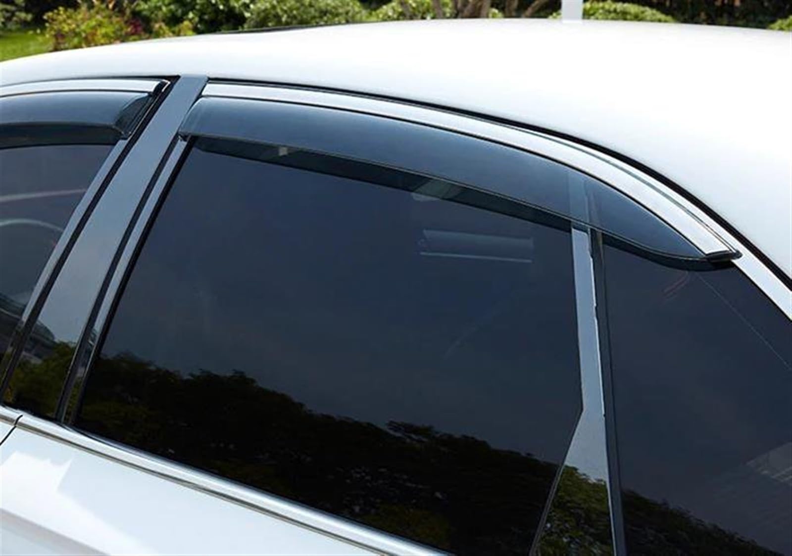 M MOTOS Deflecteur Vitre Voiture Pour Peugeot 106 1991-2003 Déflecteurs D'air élégants Avec Installation Facile, Réduction Du Bruit Et Des Turbulences, Déflecteurs De Fenêtre Latérale Robustes Et Dura