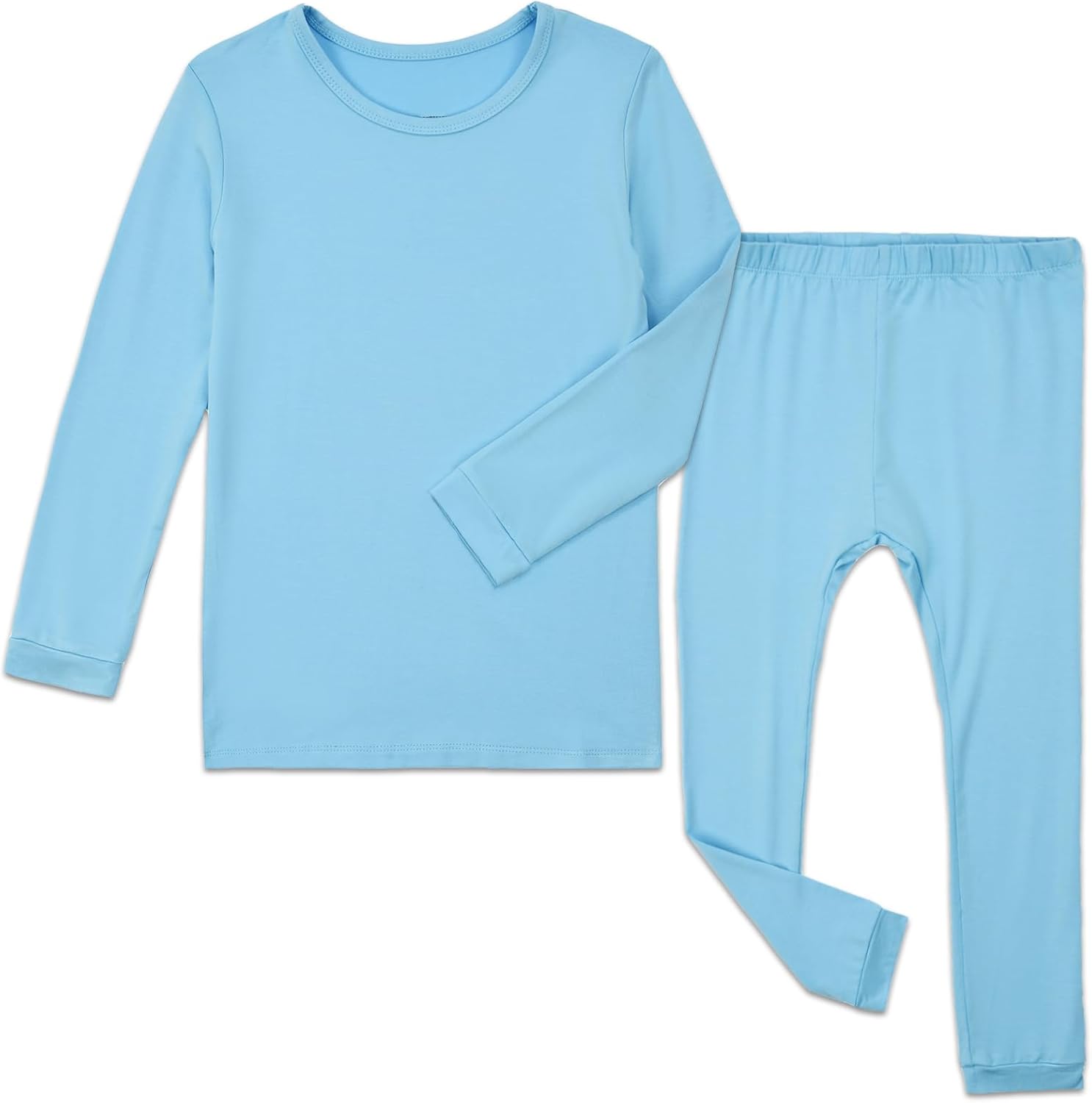 Aablexema Toddler Long Sleeve Pajama Set Rayon,Kids 2pcs Sleepwear Jammies Set Aablexema Toddler Long Sleeve Pajama Set Rayon,Kids 2pcs Sleepwear Jammies Set