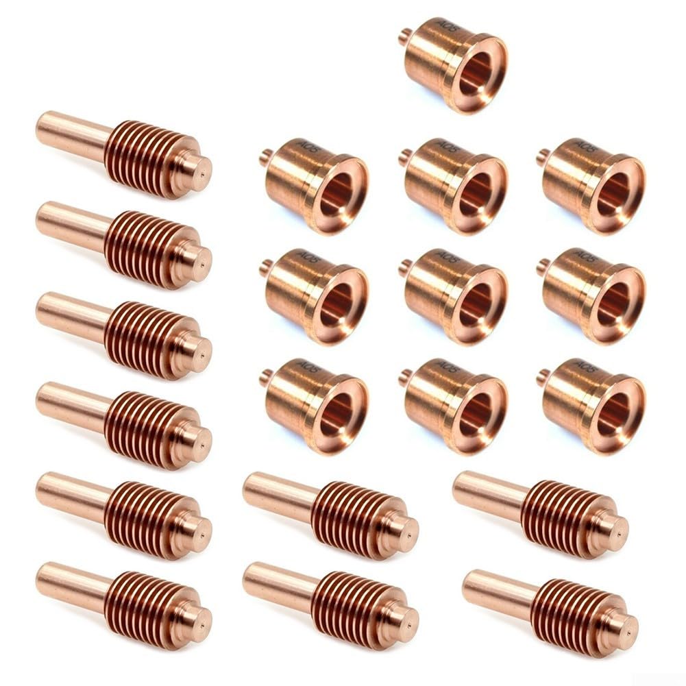 Lot de 20 consommables pour torche plasma 80 A 120927 et électrodes 120926 pour Hypertherm pour 1250 WS Spec