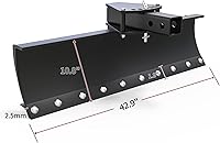 Vista 3 de YITAMOTOR ATV/UTV Hoja de Raspado Implemento 42" Raspador de Caja Trasera 2" Diámetro Interior Se Ajusta a Elevadore de Implemento Manual ATV/UTV