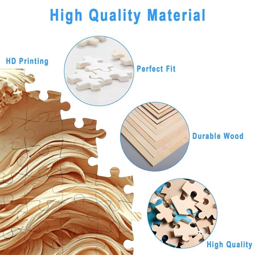 Puzzle 1500 Piezas, Puzzle Caballo con Caja Regalo, Animal Puzzles 1500 Piezas Adultos, Medidas: 87 x 57 cm, Rompecabezas Adultos de Madera, Rompecabezas para Decoración Hogar, Regalo Mujer, -6218