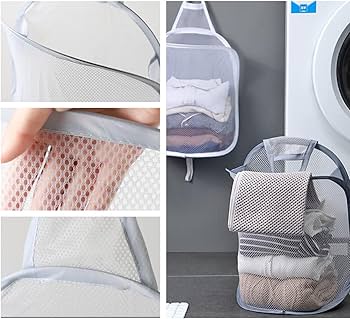 Amazon.co.jp: Morices ランドリーバスケット【2枚】 洗濯かご