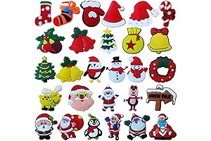 Anime Christmas Croc Charms