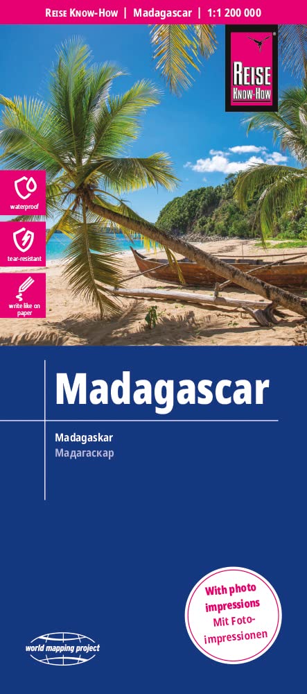 Madagascar (1:1.200.000): 2016 SHEET MAP FOLDED 9783831773879