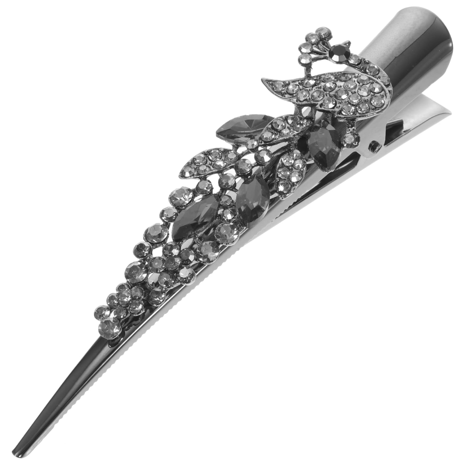 VICASKY Fine Hair Hairpin Rhinestone Duckbill Clip Glitter Hair Clip Stylish Accessory