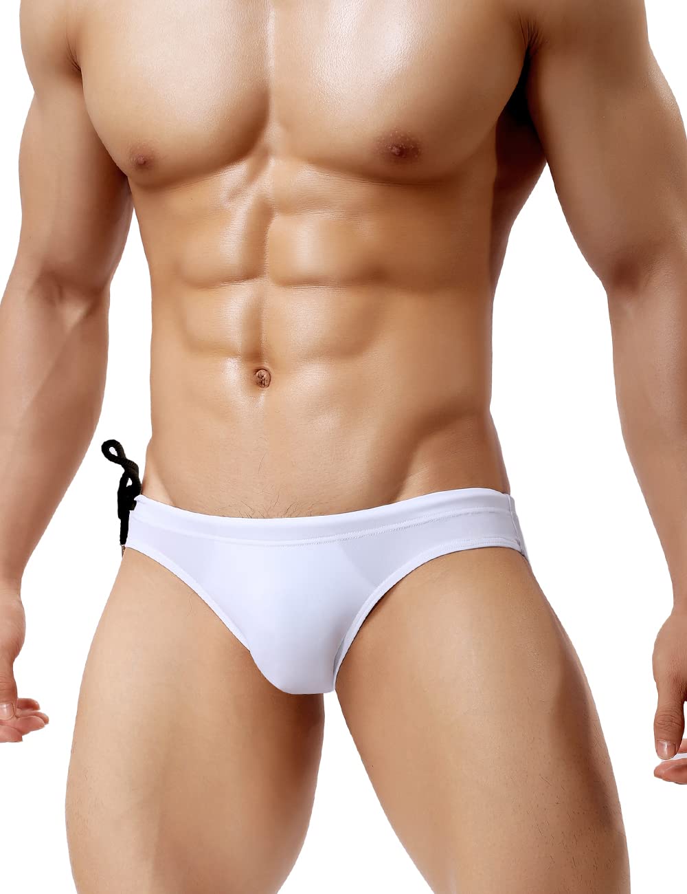 Casey Kevin Bañador de Natación Slip Hombre, Brief Trajes de Baño, Swimming Calzoncillos Secado Rápido para Playa Piscina Deportes Acuáticos Drawstring Baador