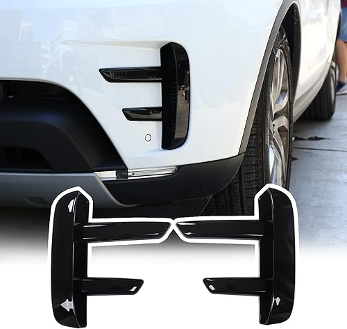 LLKUANG Cubierta de ventilación de rejilla de parachoques delantero compatible con Land Rover Discovery 5 L462 2017-2023, accesorios decorativos de