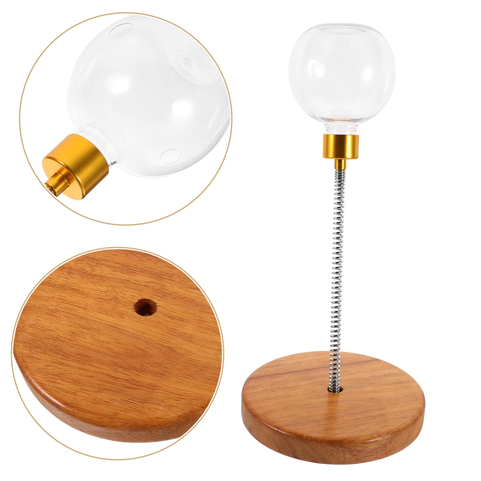 COLLBATH Distributeur De Friandises pour Chiens Jouet Interactif pour Animaux De Compagnie pour Les Jouets Dennui pour Chiens Solide Et Robuste en Bois