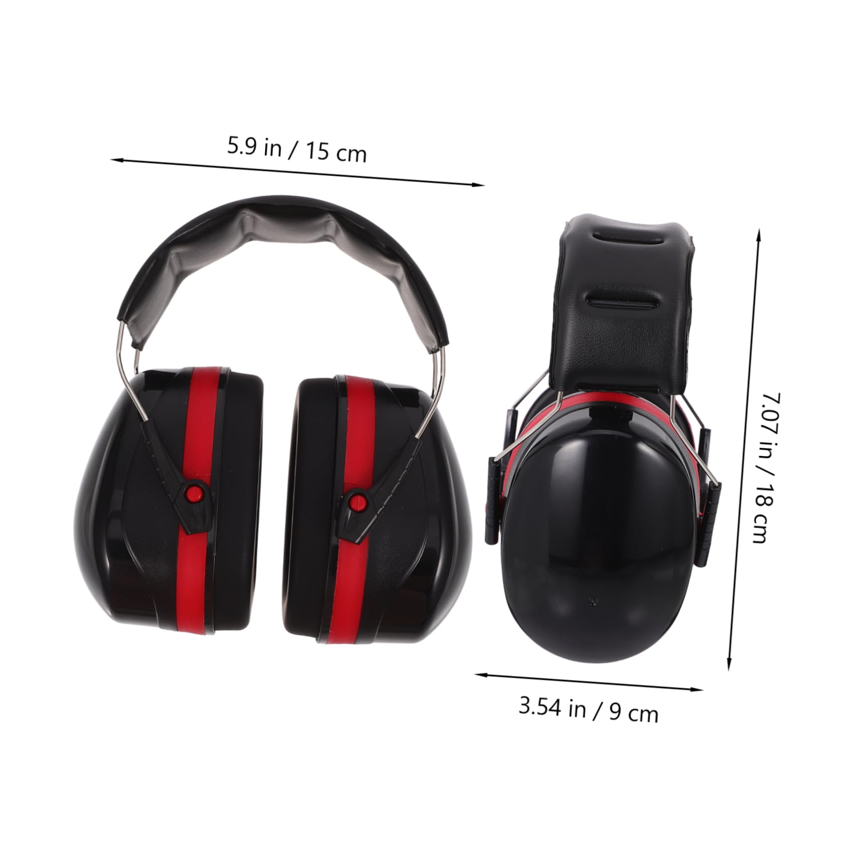 LAPYAPPE Noise Uction Safety Earmuff Headphones Dual-layer Headband Design for Construction Office Study Reading