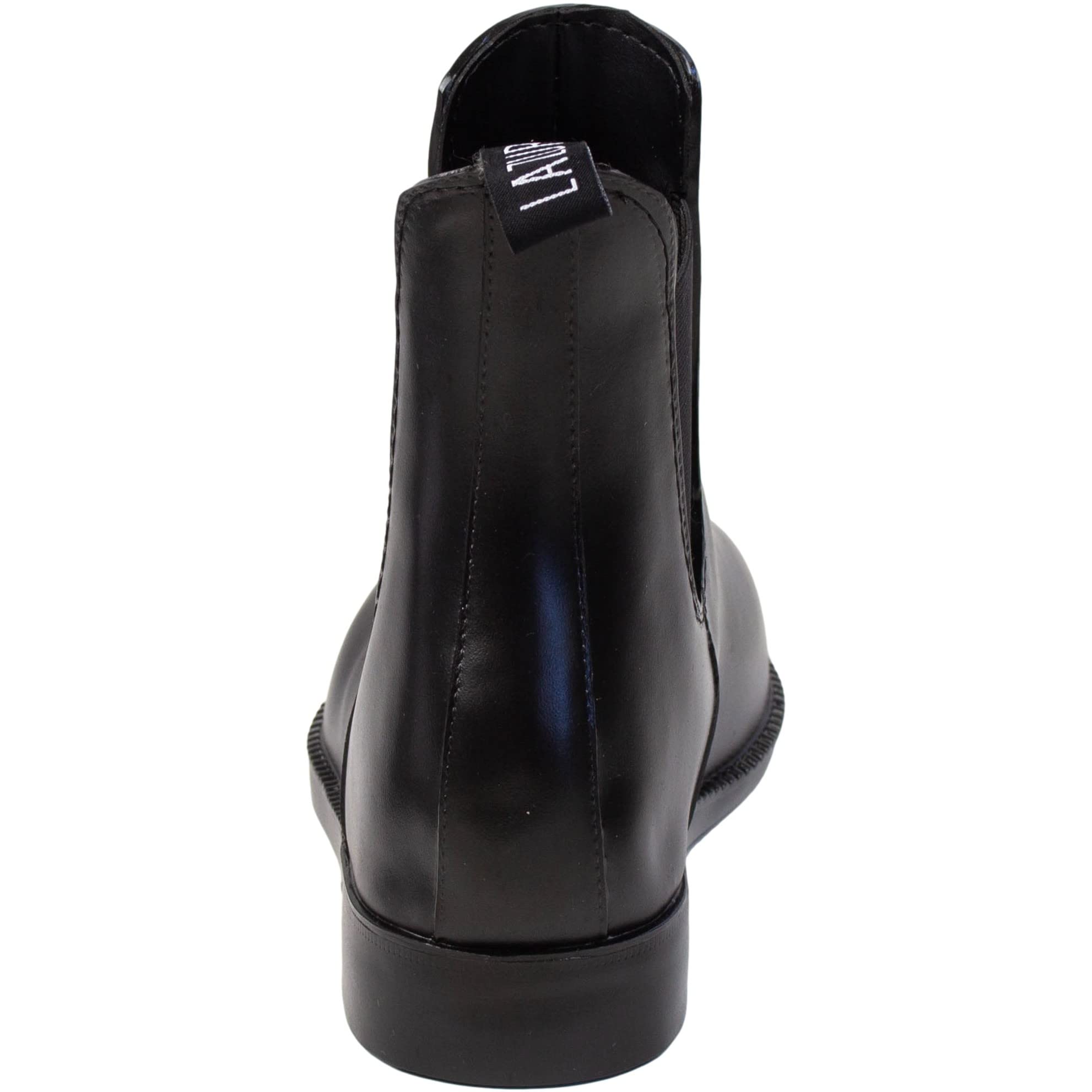 Lazura - Jodhpur Reitstiefelette Basic | Kinder, Herren & Damen Stiefeletten | mit Elastikeinsatz & Pull-On | schwarze Chelsea Boots aus Kunstleder | Reitschuhe in Größe 28-45