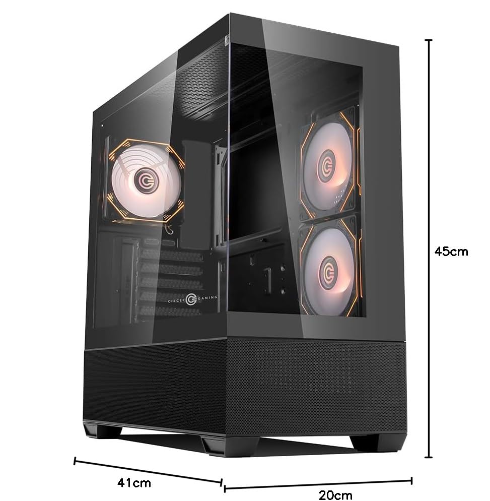 Amazon.in: Buy Circle Defender ZX3 Mid- Tower Computer Case