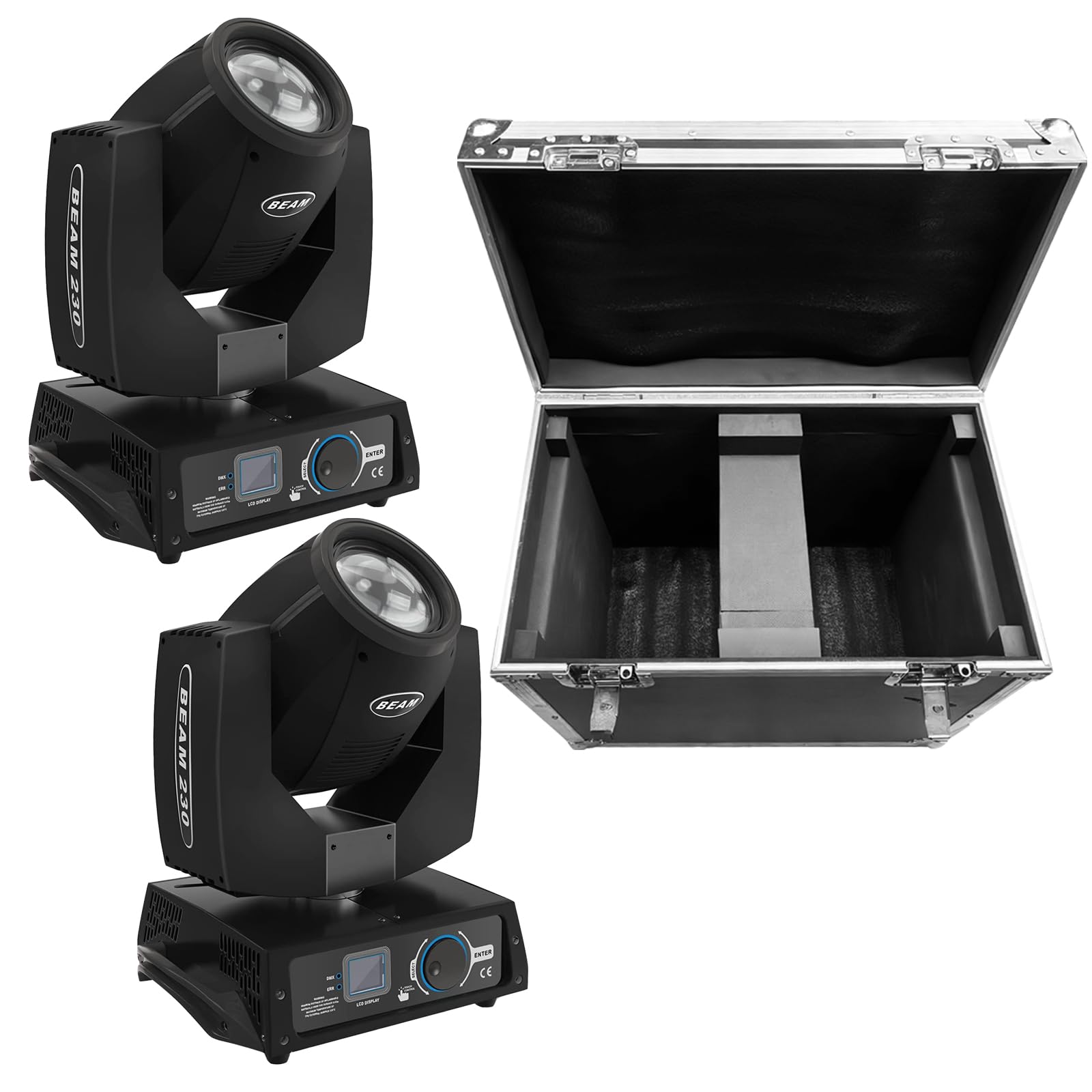 Flight Case con ruote 2 IN 1 Fly Case per 230W 295W Teste mobili LED Beam Moving Head Flightcase
