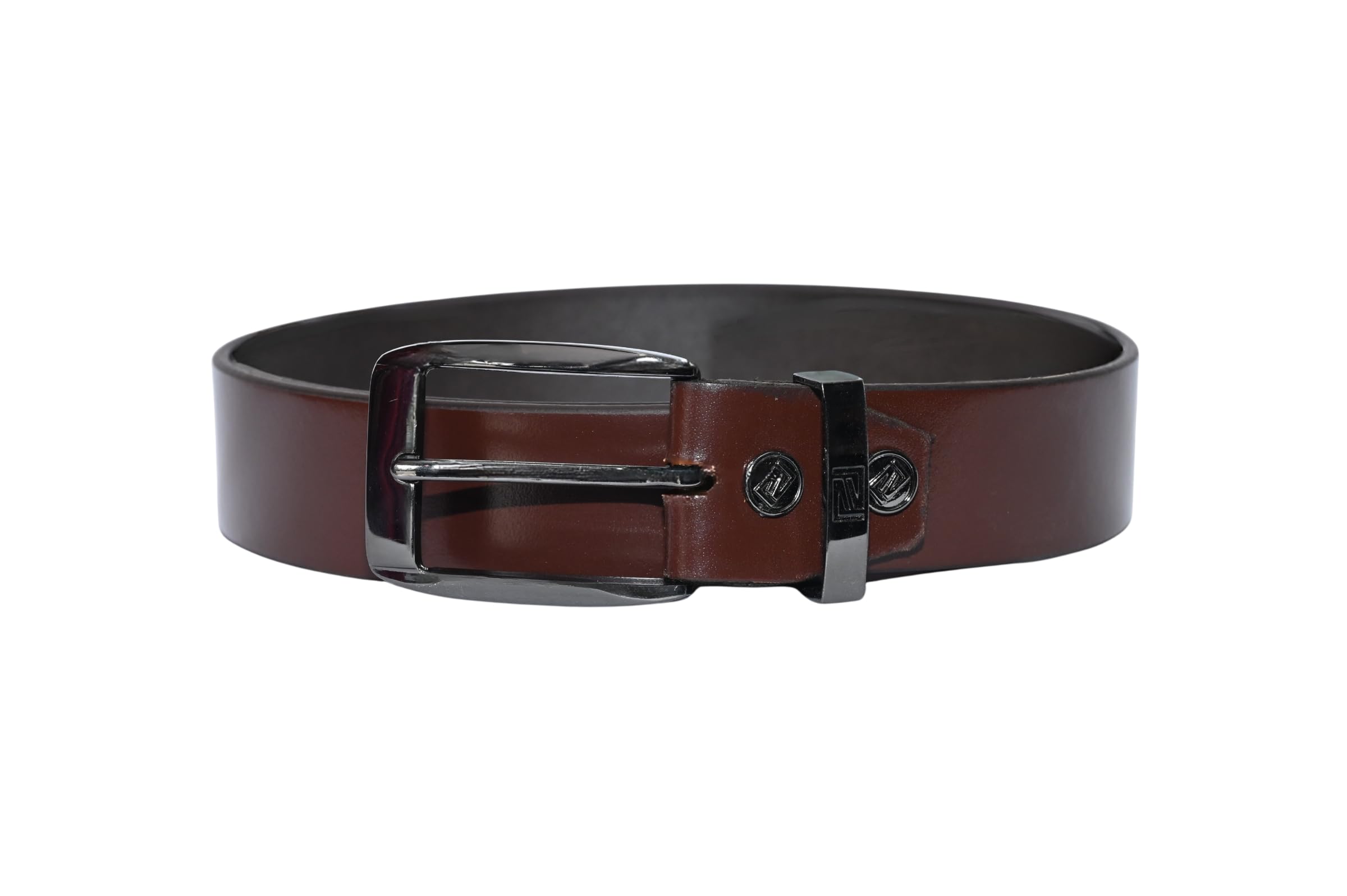 Leather Belt for Men with Push Pin Buckle Waist Belt for Business Meetings Travel Casual Outings Family Gatherings Formal Clothing Social Events and Regular Use-image-18