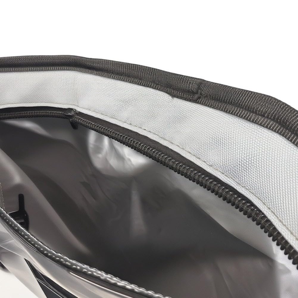 Bolsa térmica de transporte de alimentos diseñada para actividades al aire libre con asas dobles en la parte inferior reforzada y amplio volumen interno (amarillo)