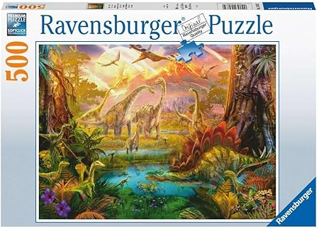 #Puzzle de 500 piezas Ravensburger – Dinosaurios por sólo 7,10€ ¡¡35% de descuento!!