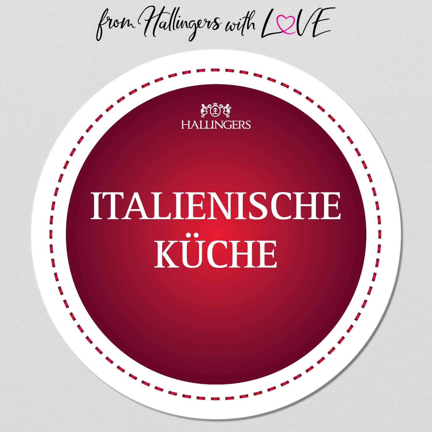Hallingers Genuss Manufaktur Gewürz Geschenk-Set - Selektion unserer Besteller als Probierset in edlen Aromadosen & Tragetasche "Italienische Küche", Geschenkidee für Frauen Männer
