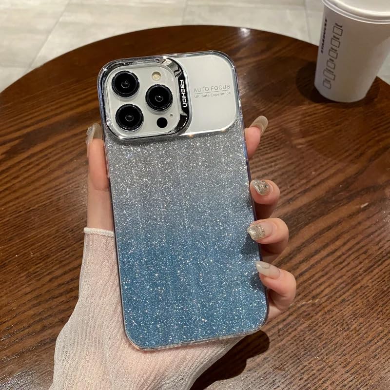 LuxuryKase LK120 Fashion Transparent Glitter Bling Gradient Soft Case for iPhone 15 Pro Max (TPU | Rose Gold) (B0CXXXHLVK) Amazon Price History, Amazon Price Tracker