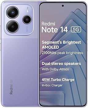 Amazon.com: XIAOMI Redmi Note 14 5G + LTE (for Tmobile Mint Tello