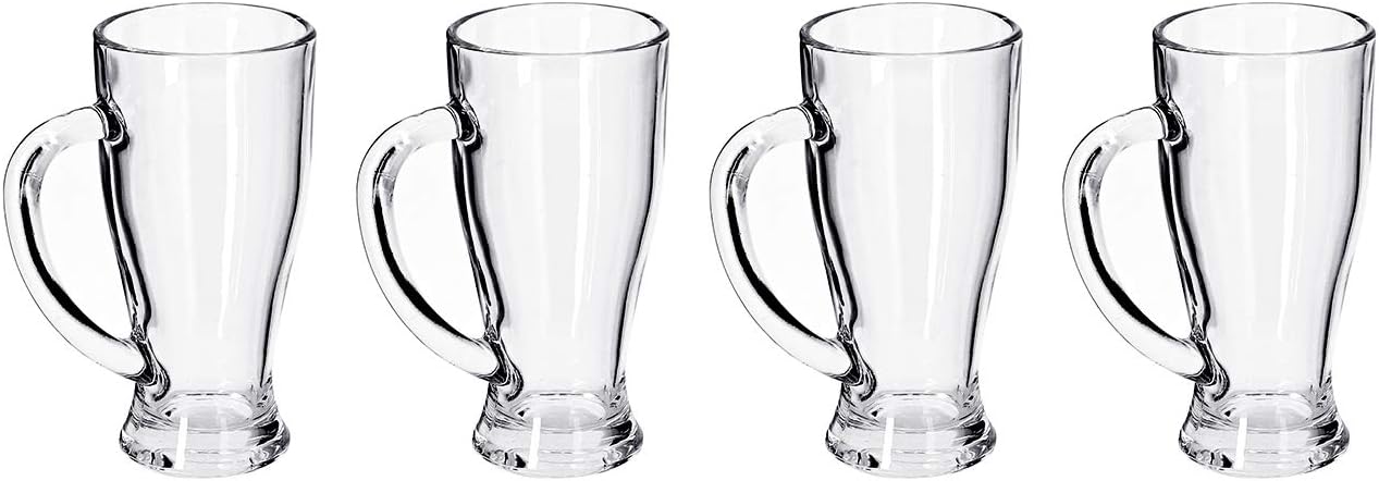 Delcasa4Pc Water/Juice Hiball Glasses - Juice Drinking Tall Glasses, 14Oz/420Ml – Pint Glasses For Drinking Water/Juice/Milkshakes/Cold Beverages/Soft Drinks – Perfect For Home, Restaurants