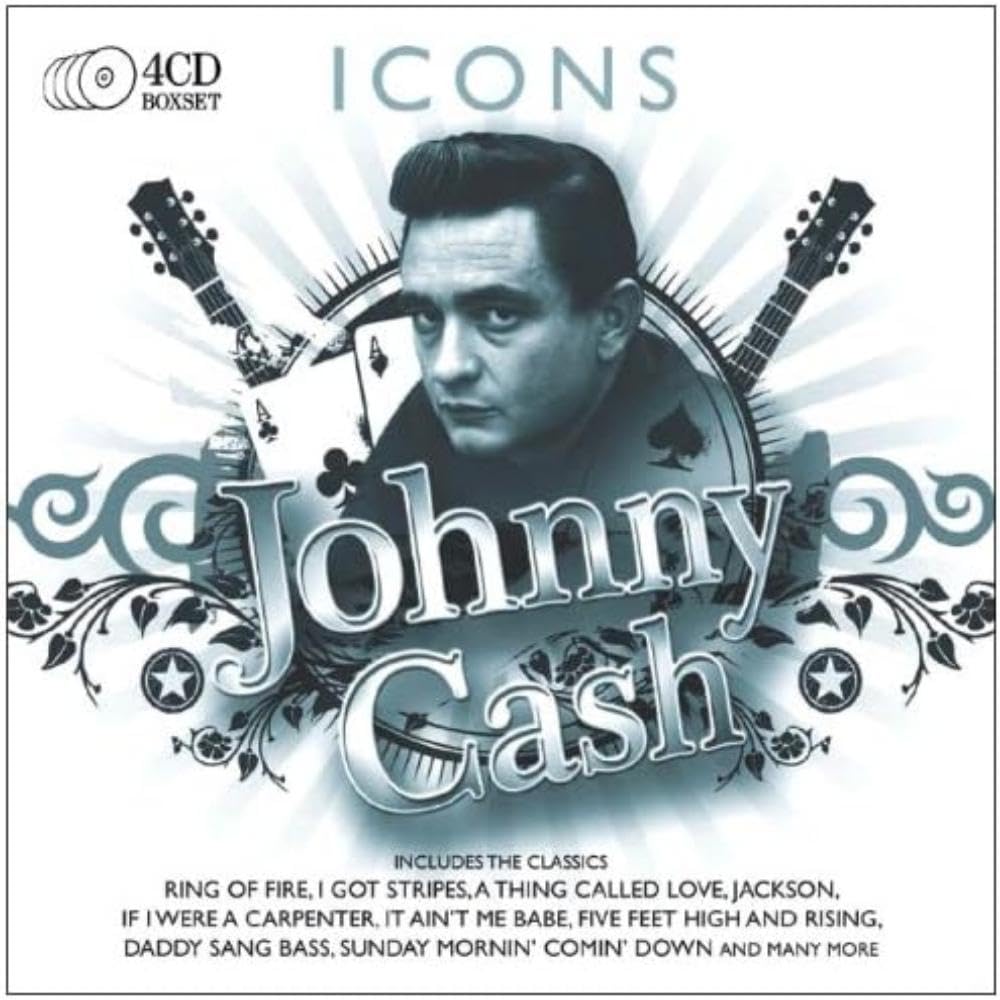 Johnny Cash - Icons (2010) 4 x CD Album With Slipcase - Fatbox