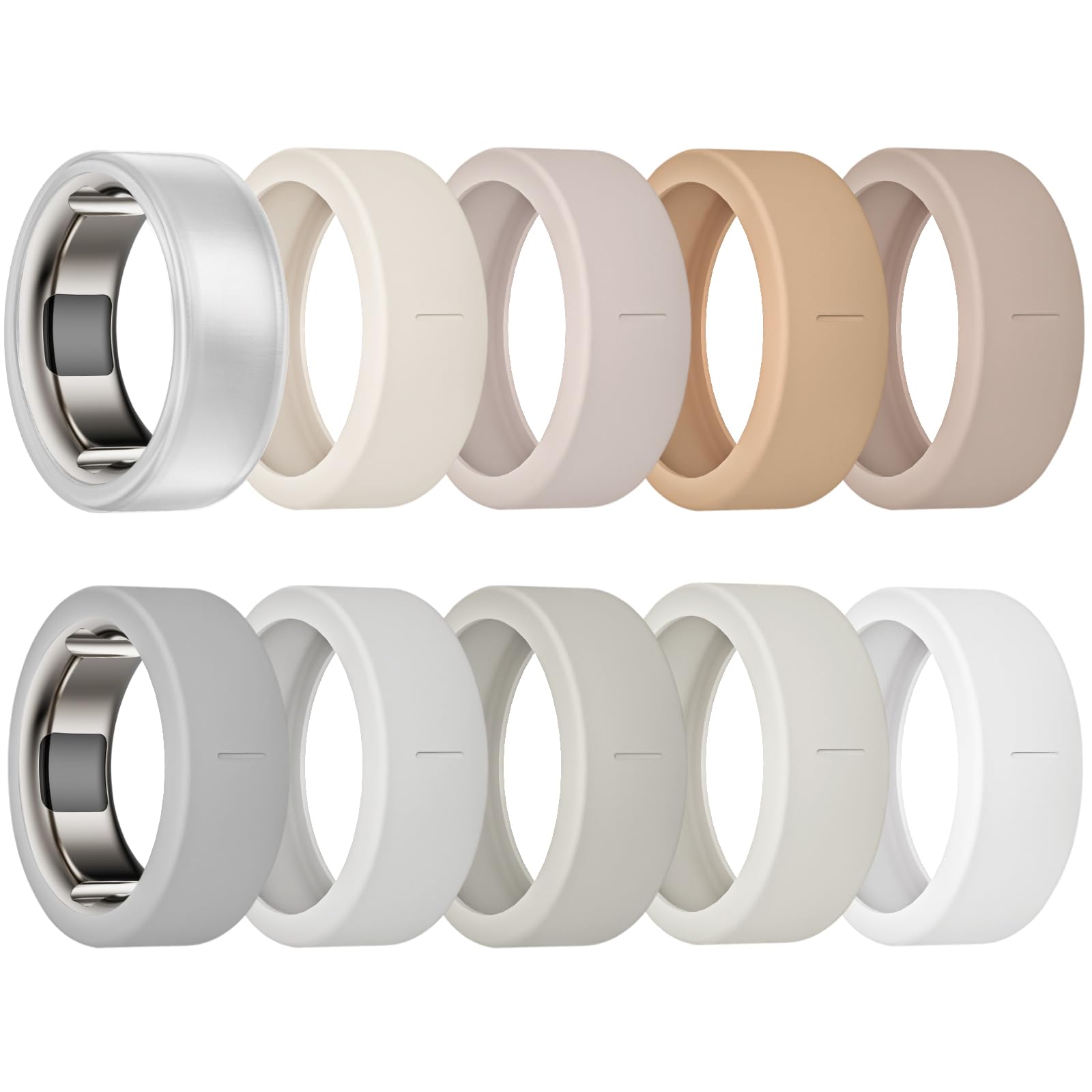 Photo 1 of 10 Pack Covers Compatible with Oura Ring Gen 4/4 Ceramic/Gen 3