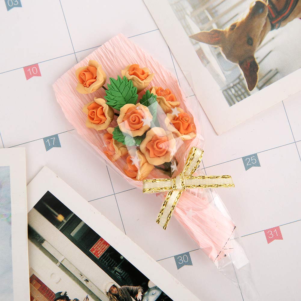 Amazon.co.jp: ウェディングブーケドールハウスアクセサリー人工花