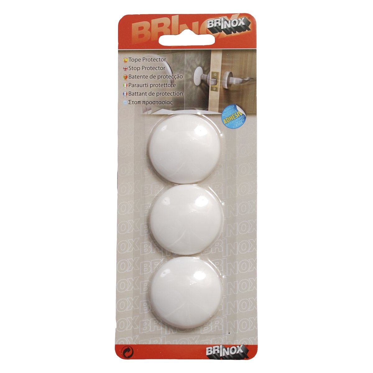 Brinox Stop Protector Doors and Walls, See Description, White, diameter 40 mm - Image 2