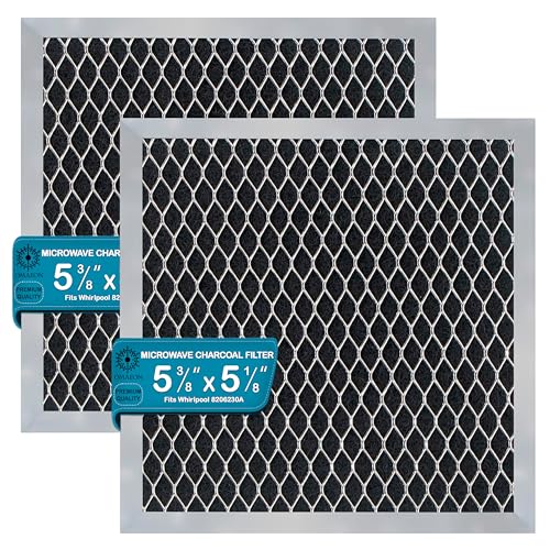 Omaeon 8206230A Microwave Charcoal Filter Replacement for Whirlpool, Maytag Over-the-Range Microwaves – Compatible with AP4299744, PS1871363 – (2-Pack)