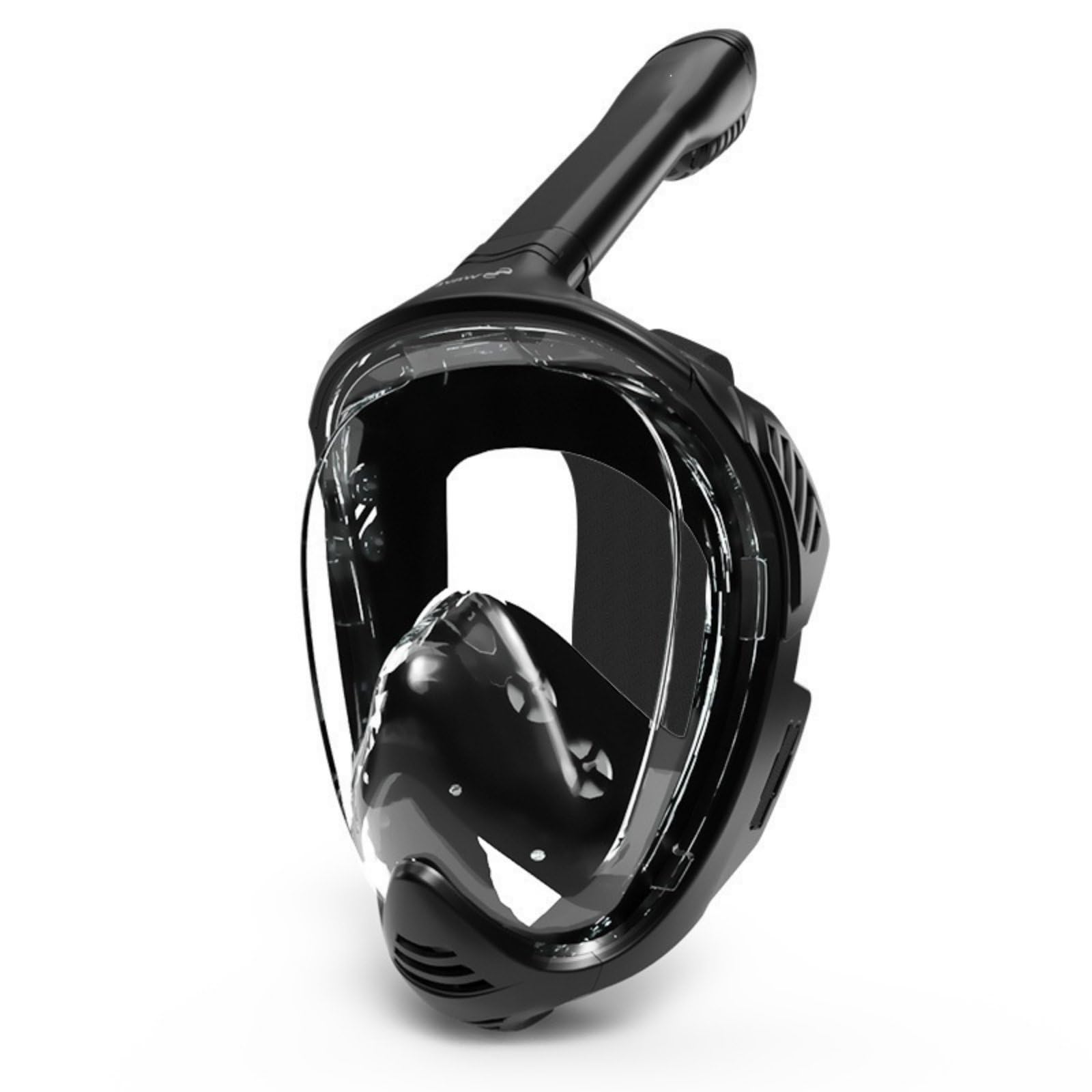 KESOTO Máscara de Snorkel de Cara Completa Gafas Tubo Visor Plegable con de Respiración Seco y Ajuste Facial Adecuada para Adultos y Niños en Natación