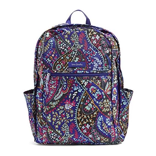 Vera Bradley Women's Lighten Up Grand Backpack, Petite Paisley