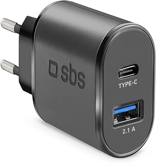 Travel Charger 1 USB 2.1 A + Typ C outp