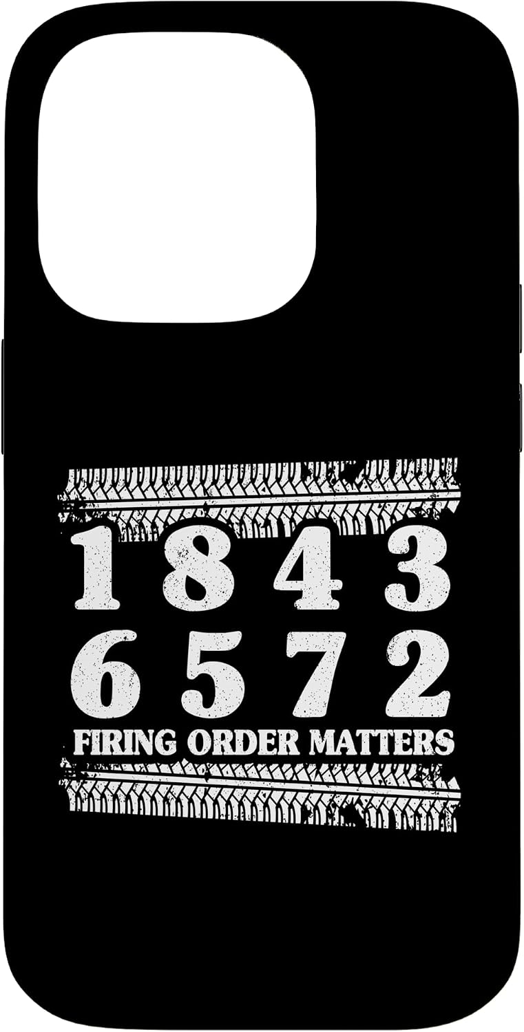 18436572 Firing Order Matters Car V8 Lover Big Block Engine Case for iPhone 14 Pro