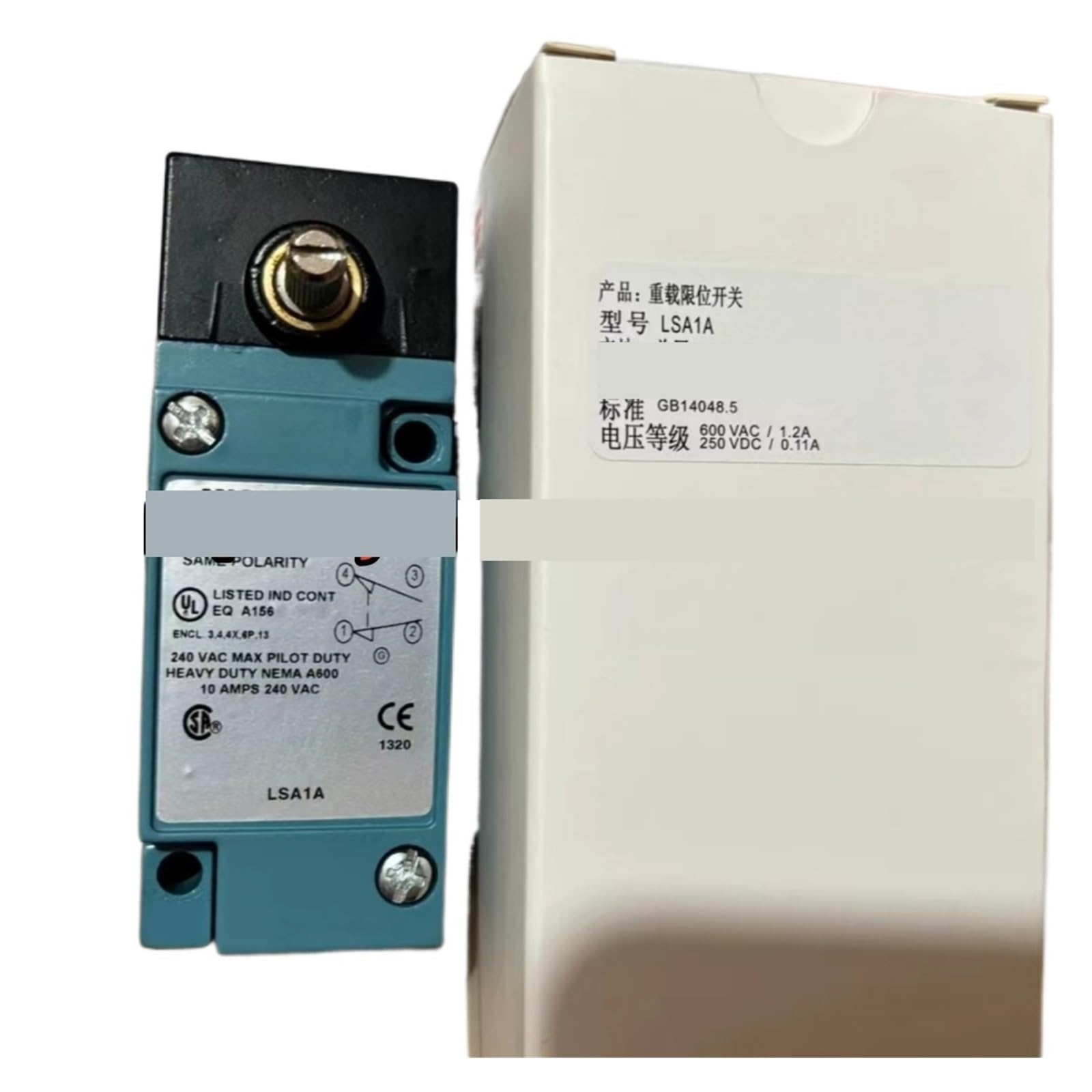 Fin de course LSA1A LSXA3K-1A interrupteur rotatif de position pour automatisme industriel