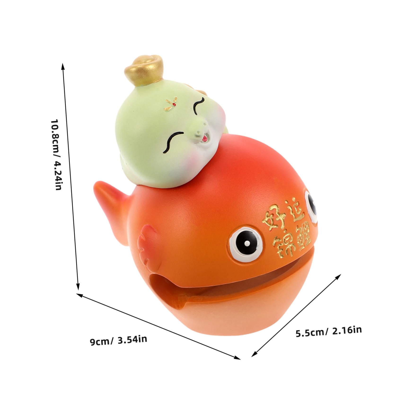 VICASKY Relaxing Desk Decor Wooden Fish Percussion Toy Toddler Guiro Toy Temple Musical Instrument