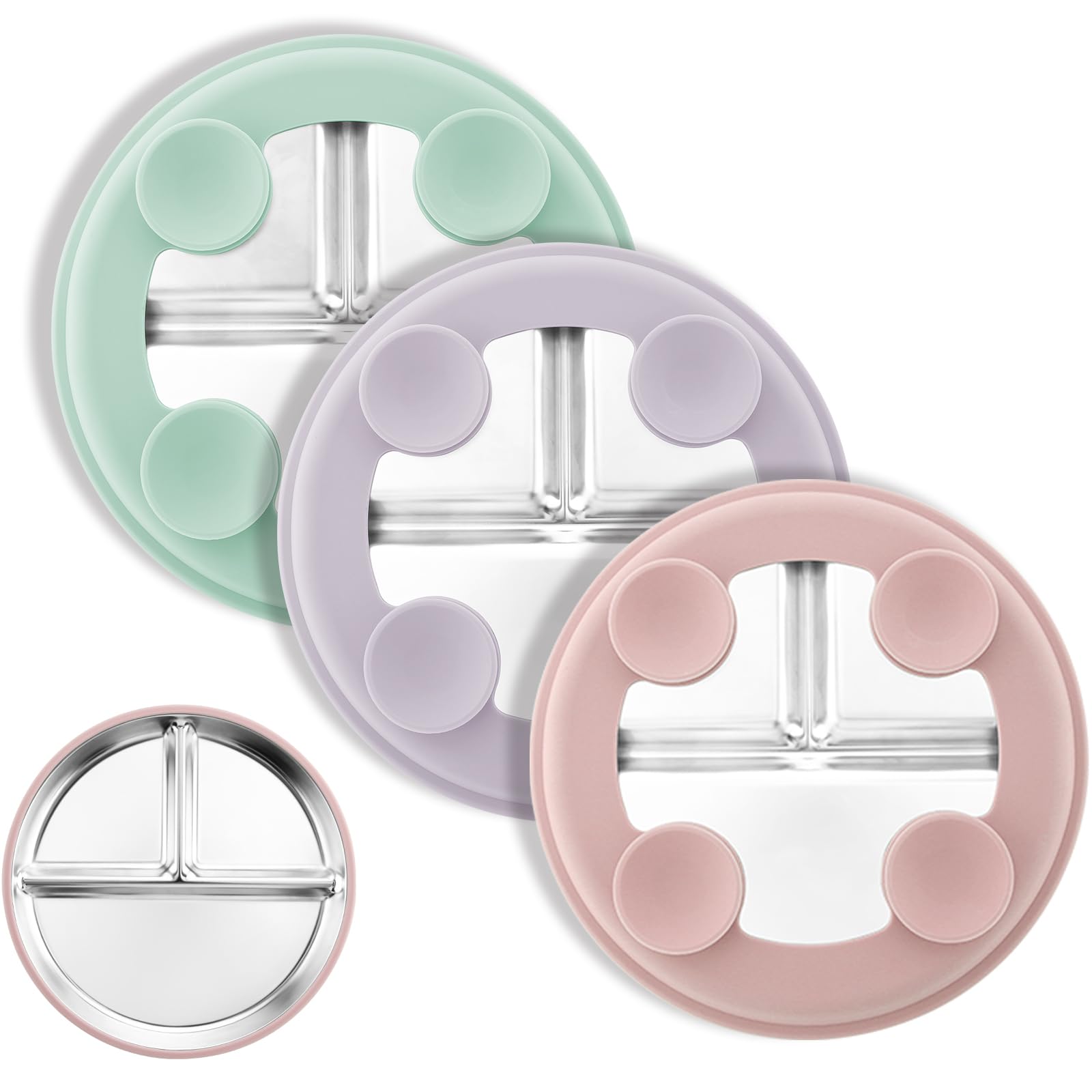 Photo 1 of Bakpoco Stainless Steel Baby Suction Plate