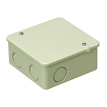 Amazon 未来工業 Pvkボックス 中形四角浅型 ノック付き グレー Pvk An 電気ボックス 産業 研究開発用品 通販