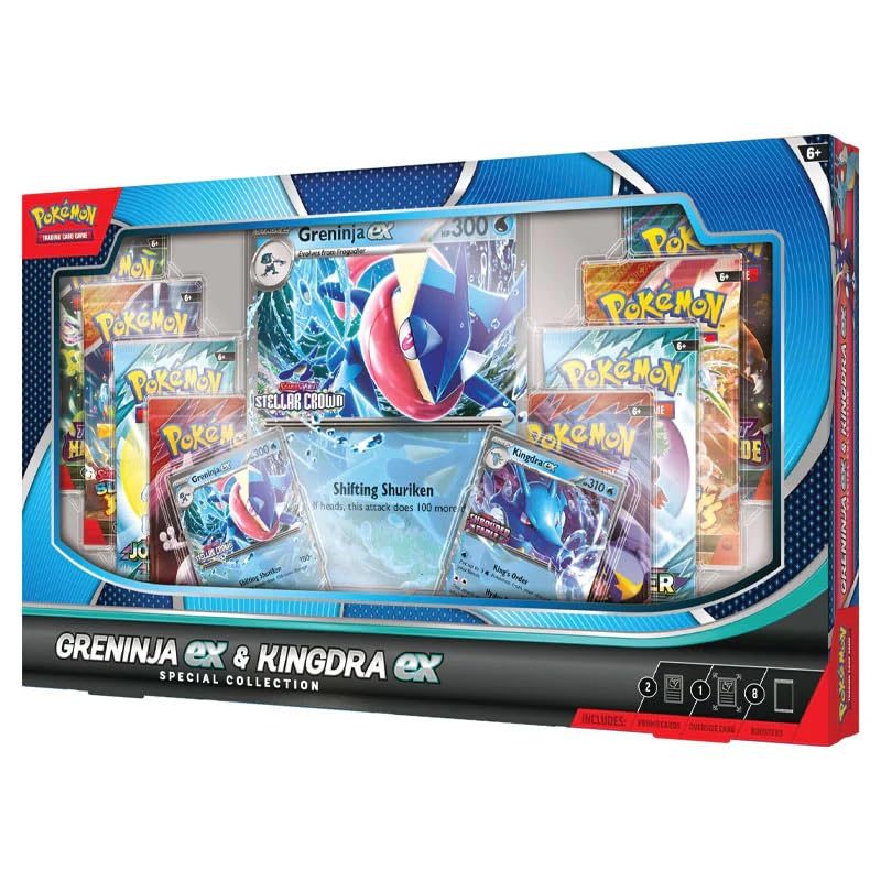 ゲッコウガ キングドラ SAR Greninja ex Kingdra ex Amazon.com: Pokemon TCG Greninja EX & Kingdra EX Special