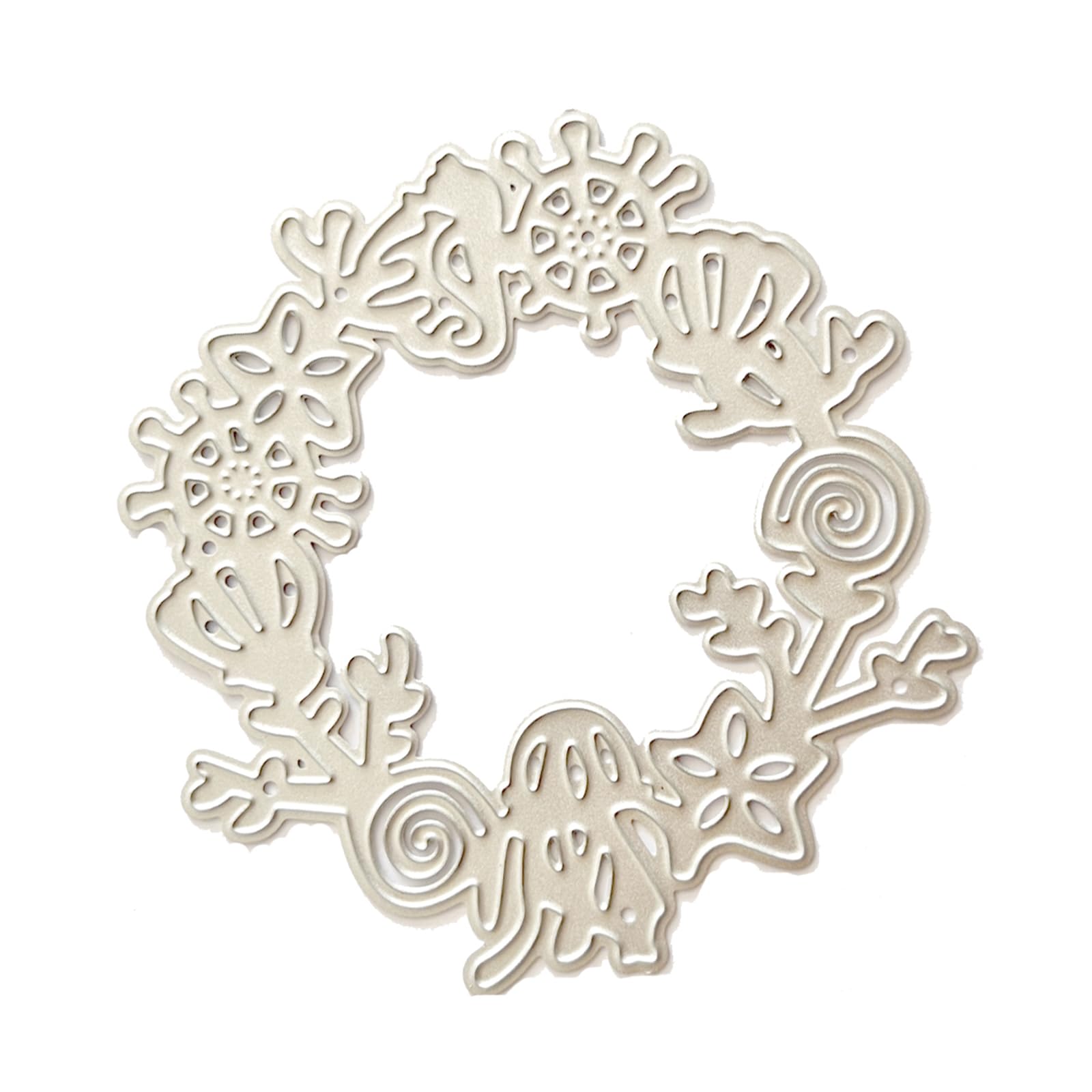 Oxxggkao Metal Die Cuts Wreath Embossing Stencil Cutting Dies for Card Making Scrapbooking Paper Craft Template Metal Cutting Dies