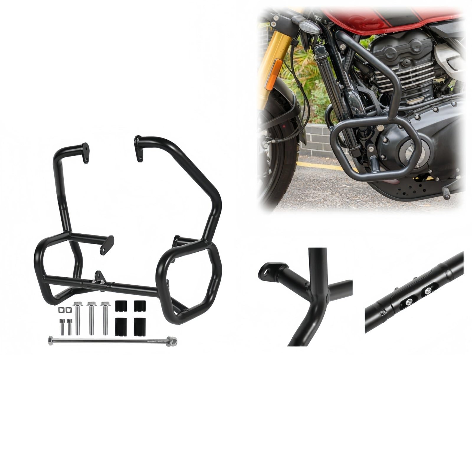 Paraurti Compatibile Con Triumph Per Speed ​​400 2024-2025 Moto Highway Crash Bar Paraurti Motore Carburante Per Barre Del Serbatoio