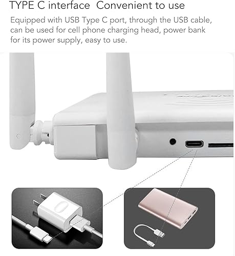 Miniatura 6 de Enrutador 4G LTE menos cable con ranura para tarjeta SIM, desbloquea cable móvil menos punto de acceso de fidelidad 300 Mbps con 4 antenas 5dBi para