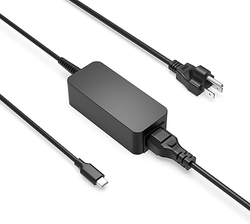 Cargador USB C de 45 W apto para laptop Lenovo Thinkpad Yoga 11e Gen 4 6, 14e Chromebook Gen 1 2 3, 14W Gen 1 2 (con certificación de seguridad UL)